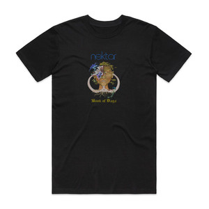 Nektar Book Of Days Album Cover T-Shirt Black Nektar Book Of Days Album Cover T-Shirt Black