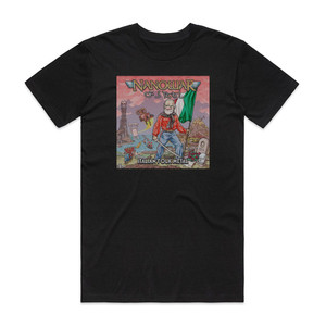 Nanowar Italian Folk Metal Album Cover T-Shirt Black Nanowar Italian Folk Metal Album Cover T-Shirt Black