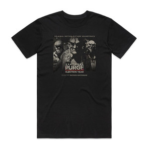 Nathan Whitehead The Purge Election Year Album Cover T-Shirt Black Nathan Whitehead The Purge Election Year Album Cover T-Shirt Black