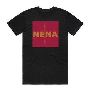 Nena Willst Du Mit Mir Gehn Album Cover T-Shirt Black Nena Willst Du Mit Mir Gehn Album Cover T-Shirt Black