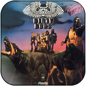 Dirty Dogs Running Wild Album Cover Sticker Dirty Dogs Running Wild Album Cover Sticker