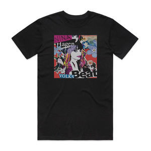 Nina Hagen Volksbeat Album Cover T-Shirt Black Nina Hagen Volksbeat Album Cover T-Shirt Black