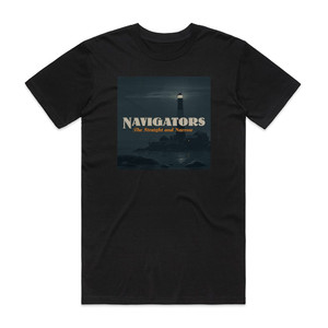 Navigators The Straight And Narrow Album Cover T-Shirt Black Navigators The Straight And Narrow Album Cover T-Shirt Black