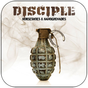 Disciple Horseshoes Handgrenades Album Cover Sticker
