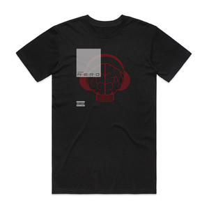 NERD The Best Of Nerd 1 Album Cover T-Shirt Black NERD The Best Of Nerd 1 Album Cover T-Shirt Black