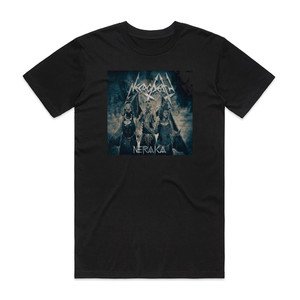 Necrodeath Neraka Album Cover T-Shirt Black Necrodeath Neraka Album Cover T-Shirt Black