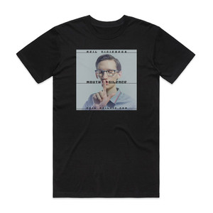 Neil Cicierega Mouth Silence Album Cover T-Shirt Black