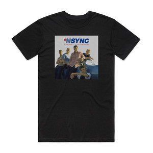 NSYNC I Want You Back Album Cover T-Shirt Black NSYNC I Want You Back Album Cover T-Shirt Black