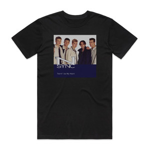 NSYNC Tearin Up My Heart Album Cover T-Shirt Black