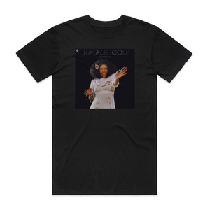 Natalie Cole Inseparable Album Cover T-Shirt Black Natalie Cole Inseparable Album Cover T-Shirt Black