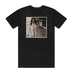 Natalie Cole Leavin Album Cover T-Shirt Black Natalie Cole Leavin Album Cover T-Shirt Black