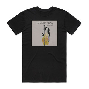Natacha Atlas Myriad Road Album Cover T-Shirt Black Natacha Atlas Myriad Road Album Cover T-Shirt Black