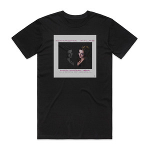 Natacha Atlas Mounqaliba In A State Of Reversal Album Cover T-Shirt Black