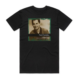 Neil Sedaka Collections Album Cover T-Shirt Black