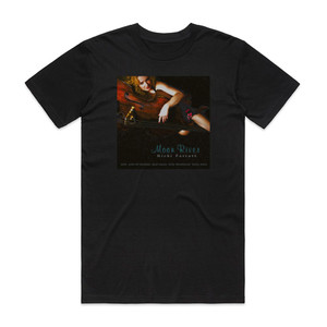 Nicki Parrott Moon River Album Cover T-Shirt Black Nicki Parrott Moon River Album Cover T-Shirt Black