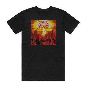 Nuclear Assault Game Over Album Cover T-Shirt Black Nuclear Assault Game Over Album Cover T-Shirt Black