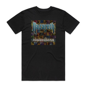 Nazareth Homecoming Album Cover T-Shirt Black Nazareth Homecoming Album Cover T-Shirt Black