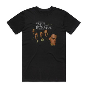 Nick Glennie-Smith The Man In The Iron Mask Album Cover T-Shirt Black Nick Glennie-Smith The Man In The Iron Mask Album Cover T-Shirt Black