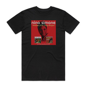 Nina Simone Forbidden Fruit Sings Ellington Album Cover T-Shirt Black