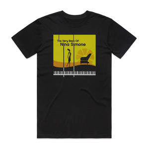 Nina Simone The Very Best Of Nina Simone Album Cover T-Shirt Black