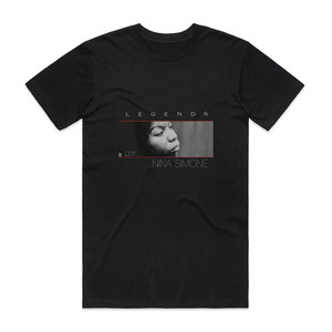 Nina Simone Legends Album Cover T-Shirt Black