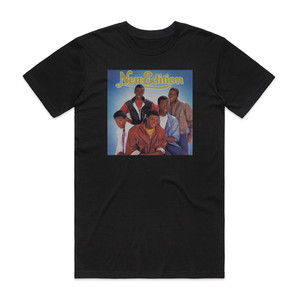 New Edition New Edition Album Cover T-Shirt Black New Edition New Edition Album Cover T-Shirt Black