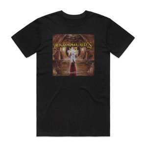 Nocturnal Rites The Sacred Talisman Album Cover T-Shirt Black