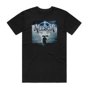 Nelson Lightning Strikes Twice Album Cover T-Shirt Black