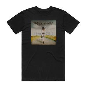 Nelson Peace Out Album Cover T-Shirt Black Nelson Peace Out Album Cover T-Shirt Black