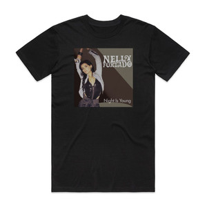 Nelly Furtado Night Is Young Album Cover T-Shirt Black