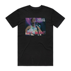 Nelly Furtado Hey Man Album Cover T-Shirt Black Nelly Furtado Hey Man Album Cover T-Shirt Black