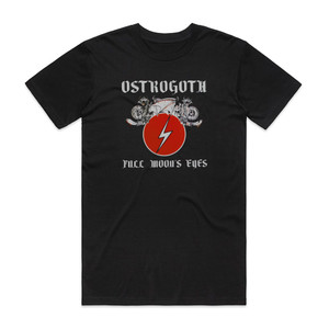 Ostrogoth Full Moons Eyes Album Cover T-Shirt Black