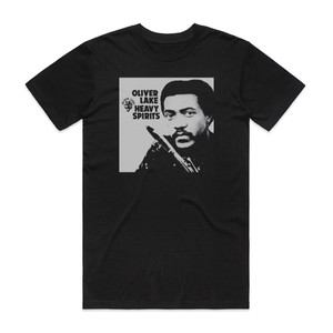 Oliver Lake Heavy Spirits Album Cover T-Shirt Black Oliver Lake Heavy Spirits Album Cover T-Shirt Black