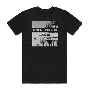 OneRepublic No Vacancy French Language Version Album Cover T-Shirt Black OneRepublic No Vacancy French Language Version Album Cover T-Shirt Black