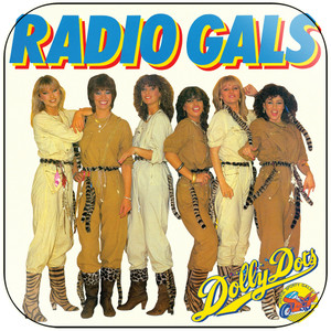 Dolly Dots Radio Gals Album Cover Sticker Dolly Dots Radio Gals Album Cover Sticker