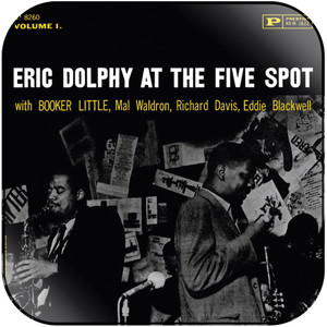 Eric Dolphy At The Five Spot Vol 1 Album Cover Sticker Eric Dolphy At The Five Spot Vol 1 Album Cover Sticker