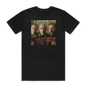 Os Paralamas do Sucesso Longo Caminho Album Cover T-Shirt Black Os Paralamas do Sucesso Longo Caminho Album Cover T-Shirt Black