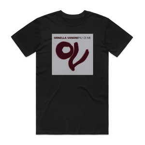 Ornella Vanoni Pi Di Me Album Cover T-Shirt Black Ornella Vanoni Pi Di Me Album Cover T-Shirt Black