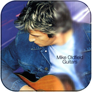 Mike Oldfield Guitars Album Cover Sticker