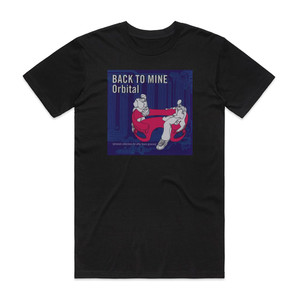Orbital Back To Mine Orbital Album Cover T-Shirt Black