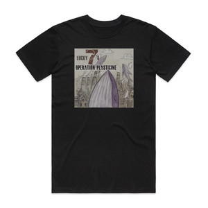 Operaciya Plastilin Lucky 7S Album Cover T-Shirt Black Operaciya Plastilin Lucky 7S Album Cover T-Shirt Black