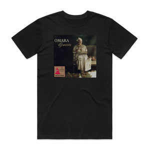 Omara Portuondo Gracias 1 Album Cover T-Shirt Black Omara Portuondo Gracias 1 Album Cover T-Shirt Black