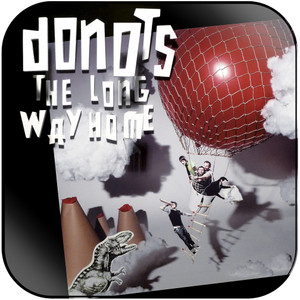 Donots The Long Way Home Album Cover Sticker Donots The Long Way Home Album Cover Sticker
