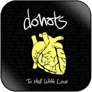 Donots To Hell With Love Album Cover Sticker