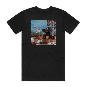Okkervil River The Silver Gymnasium Album Cover T-Shirt Black Okkervil River The Silver Gymnasium Album Cover T-Shirt Black