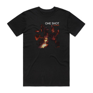 One Shot One Shot 1 Album Cover T-Shirt Black One Shot One Shot 1 Album Cover T-Shirt Black