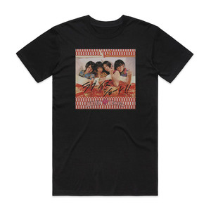Otoboke Beaver Love Is Short Album Cover T-Shirt Black