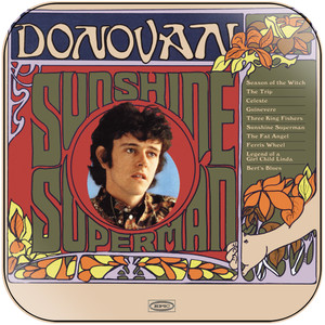 Donovan Sunshine Superman Album Cover Sticker Donovan Sunshine Superman Album Cover Sticker