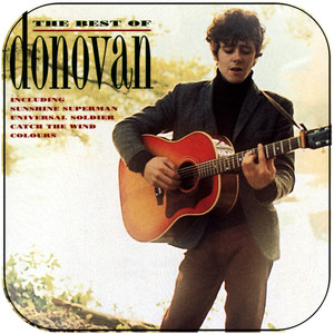 Donovan The Best Of Donovan Album Cover Sticker Donovan The Best Of Donovan Album Cover Sticker
