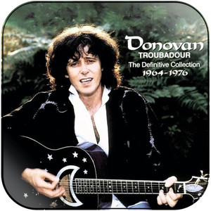 Donovan The Troubadour-1 Album Cover Sticker Donovan The Troubadour-1 Album Cover Sticker